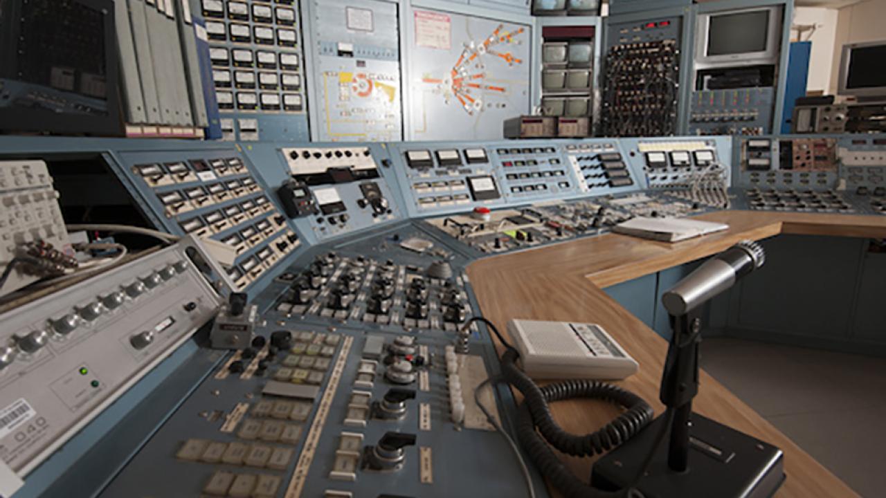 Crocker Nuclear Laboratory control room